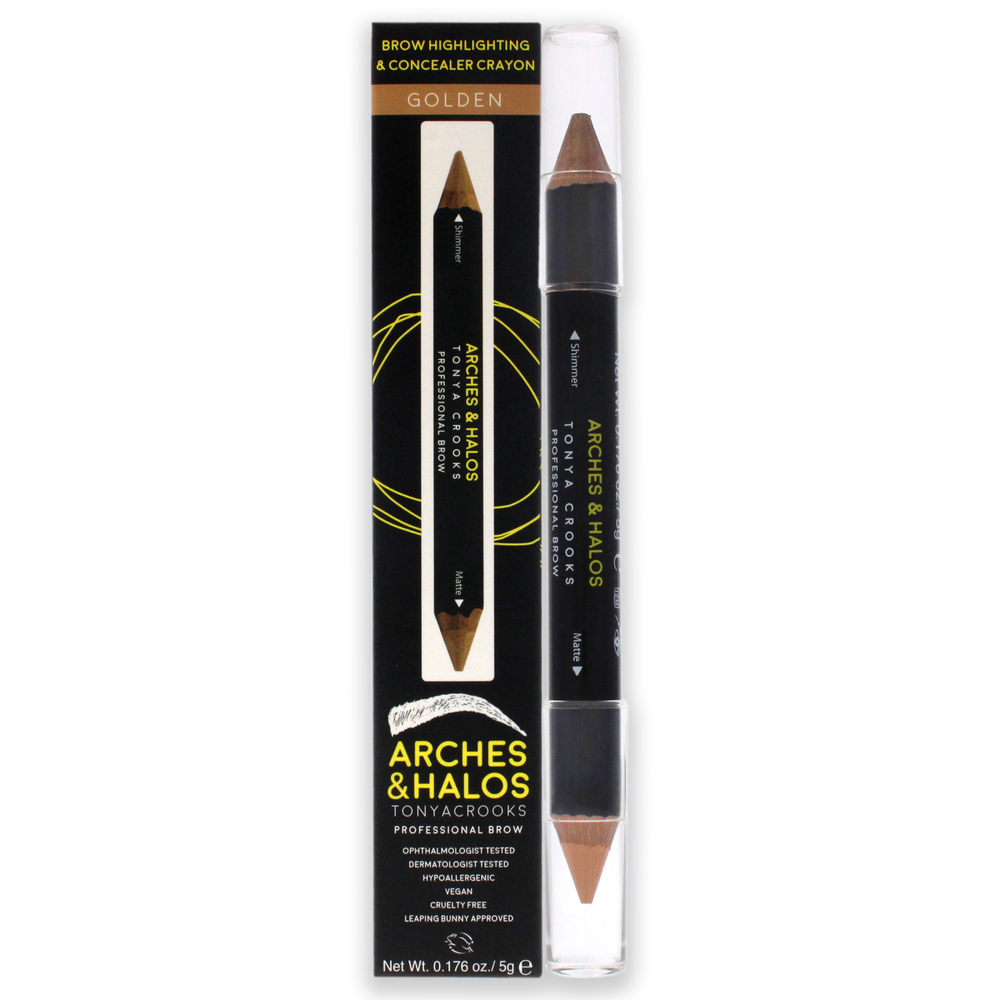 Brow Highlighting and Concealer Crayon - Golden by Arches and Halos 0.176 oz